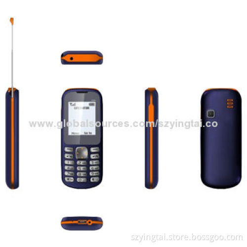 1.8-inch GSM Dual-SIM Feature Mobile Phones, 32MB RAM + 16MB ROM Memory, 108 x 45 x 14.2mm Size